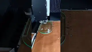 #glass #laser 10mm electrical panel glass speed 300mm/s glass laser cutting machine