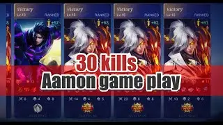 Aamon gameplay _ 30+kills Mobile legend bang bang _ #m6 #double11 #upcomingskin