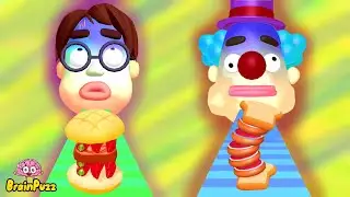 Sandwich Runner VS Sandwich Run : Pile Ingredients #3 💩🌶️ Best Funny Mobile Gameplay iOS, Android