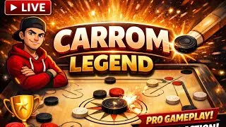 🔥 Carrom Live | Pro Gameplay | Non-Stop Fun 🎯