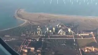 Flying into Teesside