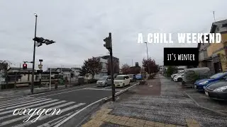 Cycling in Japan / Street scene in winter - Journeys in Japan #20