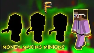 Best minion after update  and money making trick in Fakepixel/Fakepixel #fakepixelskyblock