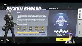 Rules of survival - Get Recruit reward tips working