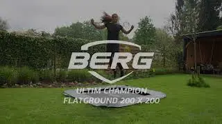 BERG Trampolin FlatGround ULTIM Champion 200 x 200 | GOKARTHOF in Hamburg
