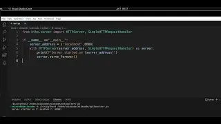 Simple HTTP Server in Python