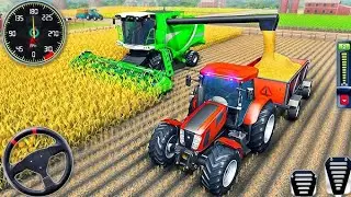 Real Tractor Farming Simulator 2025 - Harvester Tractor Driving - Android Gameplay #33