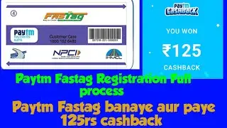 Paytm New Fastag Full Prosess! Paytm Fastag Registration Process !Fastag Registration Process!