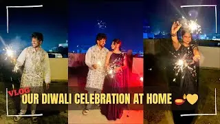 Our Diwali Celebration at Home 💛 | Family Pooja, Food & Fun Vlog