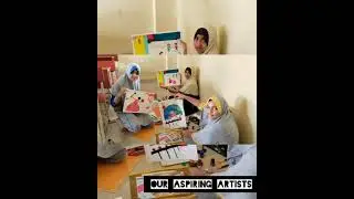 INT Academy English school Inter House Drawing competition