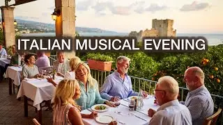 🍷 Italian Music Evening Atmosphere 🎼 | Dinner, Cooking & Relaxing Vibes