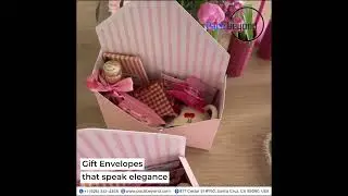 Heading  Gift Envelopes that speak elegance  #CorporateGifting #PackagingDesign #customizedbox