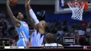 Wilson Chandler monster slam on Tyson Chandler