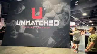 Unmatched Supps Booth Set Up at the 2024 Olympia Expo