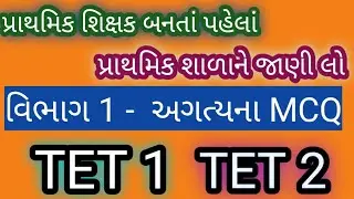 TET 1 - TET 2 AND TAT EXAM IMP MCQ || OLD PAPERS || વિભાગ 1 IMP MCQ || CHAILD DEVELOPMENT & PEDAGOGY