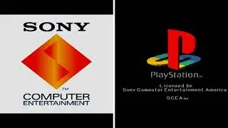PS1 Bios Startup Normal vs Reversed  Side by Side Symmetrical Video