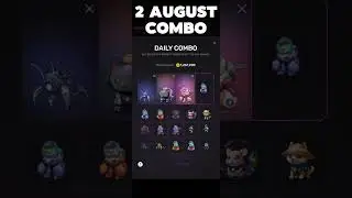 Pixel verse Daily Combo 2 August #pixelverse#crypto#shorts