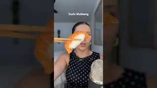 ASMR MINI SUSHI MUKBANG #asmr #sushi #whispering #mukbang
