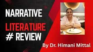 What is Narrative Literature Review with Example