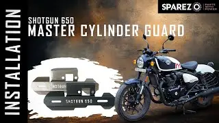 Royal Enfield Shotgun 650 | Master Cylinder Guard | Installation - SPAREZO