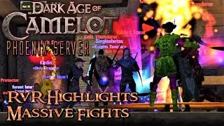 Dark Age of Camelot Phoenix RvR Zerg Albion VS Midgard VS Hibernia