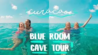 CURACAO BLUE ROOM CAVE TOUR | The coolest underwater cave EVER!