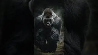 Gorilla Power Shot | AI Animal Shorts #aiwildlife #wildlife #aianimals