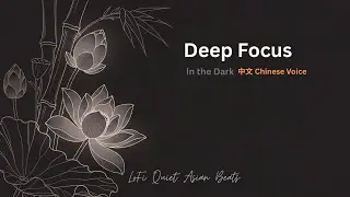 LoFi Quiet Asian Beats (中文 - Chinese) 🌙 Deep Focus in the Dark  - Gentle Encouragement - LoFi-HiFly