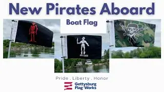 New Pirate Boat Flags by Gettysburg Flag Works