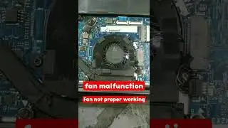 fan malfunction in dell laptop || latitude 7290 #short #dell #shorts