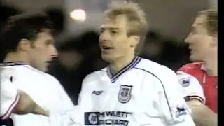 Klinsmann in 1-1 draw against Arsenal (28/12/1997) 奇連士文1997/1998回歸熱刺首戰 北倫敦打比 1-1賽和 阿仙奴 精華