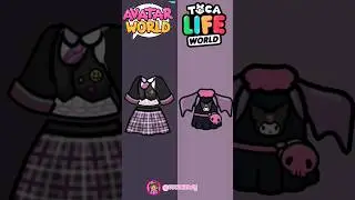 avatar world vs. toca boca kuromi edition &hearts;️💜