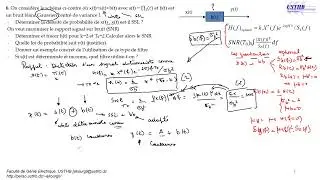 Exercices Processus Aléatoires 3 (Partie 1) - Filtrage adapté
