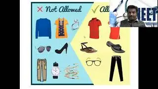 Neet 2020 DRESS code for boys