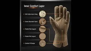 Leather Rigger Gloves||RMY INTERNATIONAL