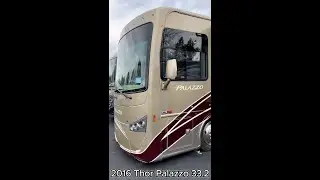 2016 Thor Palazzo 33.2  Economical Wall Slide Diesel!! #camping #rvlife #rvs #motorhome