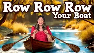 Row Row Row Your Boat - Australian Animals | Nursery Rhymes & Kids Songs