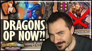 NO ELISTRA = DRAGONS OP! - Hearthstone Battlegrounds