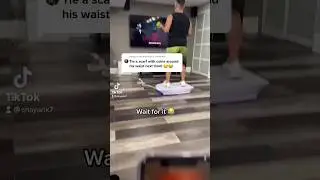 Pranking dad during workout #funny #fun #funnyvideo #dance #bellydance #dad #prank #workout #work