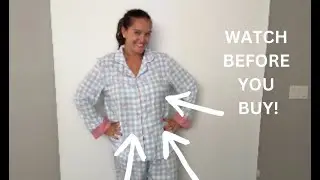 WATCH BEFORE YOU BUY - Floerns Women's Plus Size 2 Piece Plaid Pajama Set