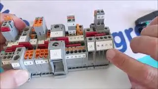 Ray Klemensler ve çeşitleri1 ( UT serisi vidalı, PT serisi push-in , RT serisi pabuç klemensler)