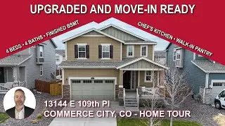 Upgraded 4-Bed Home with Chef’s Kitchen & Finished Basement  Turnberry Commerce City North