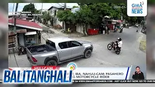 Away-kalsada sa Brgy. Iba, nahuli-cam; pasahero ng pickup, sinapak ang motorcycle... | Balitanghali