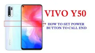 How to power button ends call in vivo y 50 | vivo y50 any setting using search
