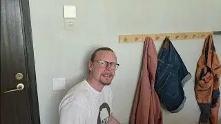 DIY Coat Rack Install | Mounting 2 Wooden Racks with 5 Hangers Each