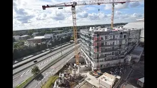 Construction du siège régional d'Orange - Villeneuve-d'Ascq (59) - Time-lapse