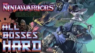 The Ninja Warriors Once Again (PS4 PRO) All Boss Fights (Hard) [1080p 60fps]