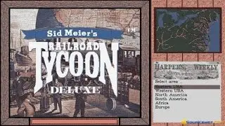 Railroad Tycoon Deluxe gameplay (PC Game, 1993)