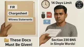 Accused&rsquo;s Right to FIR, Witness Statements & More | Section 230 BNSS Explained