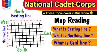 🔴 Easting line || Northing line || and Grid line in ncc | #Kuldeep_Delhi_Police |#Idea_of_Knowledge